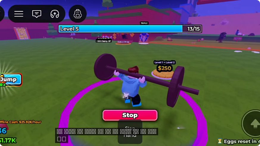 Barbell level one price in Jump for Animals