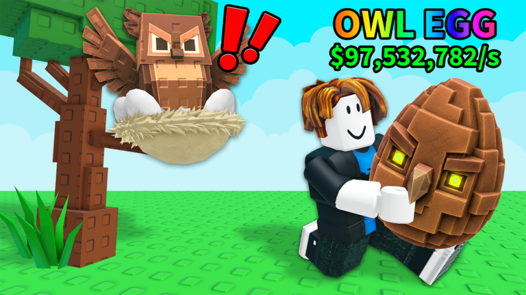 Official Jump for Animals image showing an Owl Egg